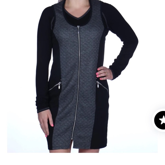 Laurahlavac zip up quilted dress size small NWT - Picture 2 of 7
